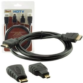 Powermaster 3 in 1 Set 1.5 m HDMI Kablo