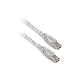 Powermaster 3 m Erkek-Erkek Şeffaf Usb Kablo