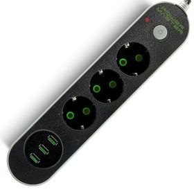Powermaster 3 Usb Çıkış 3'lü Aşırı Yük Korumalı Priz