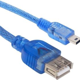 Powermaster 30 cm 5 Pin Erkek-Dişi Şeffaf iPod USB Kablo