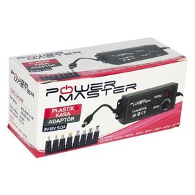 Powermaster 3V-12V 5000mA Çok Uçlu Ayarlı Kademeli Adaptör