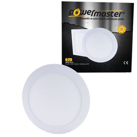 Powermaster 3W Sıva Altı 6500K Beyaz 74 mm Yuvarlak Slim Spot Panel