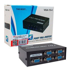 Powermaster 4 Port Vga Switch