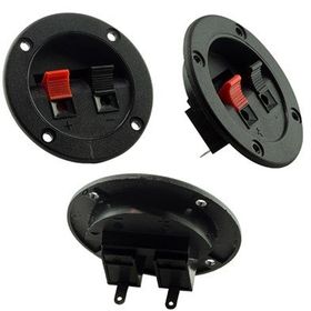Powermaster 4x6.5 cm İkili Yuvarlak Hoparlör Terminali