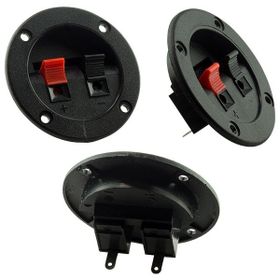 Powermaster 4x6.5 cm İkili Yuvarlak Hoparlör Terminali
