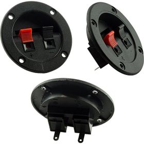 Powermaster 4x6.5 cm İkili Yuvarlak Hoparlör Terminali