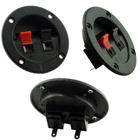 Powermaster 4x6.5 cm İkili Yuvarlak Hoparlör Terminali