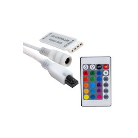 Powermaster 5-12-24 Volt 3x2 Amper Mini 24 Tuşlu Led RGB Kontrol Cihazı