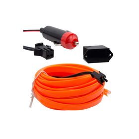 Powermaster 5 Metre Oranj Araç İçi Neon İp Aydınlatma