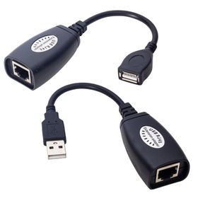Powermaster 50 m RJ45 Extender Uzatma USB Kablo
