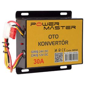 Powermaster 5056 24-12 Volt 30 Amper Oto Konvertör