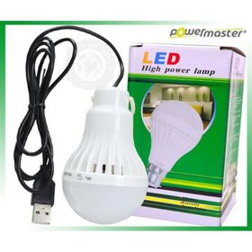 Powermaster 5W 6V Usb Kablolu Beyaz Led Ampul