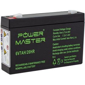 Powermaster 6 Volt 7 Amper 150x50x94 mm Akü