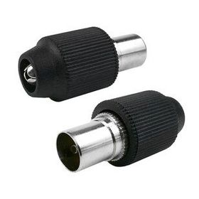 Powermaster 60 OHM Anten Siyah Düz Tip Tv Fişi