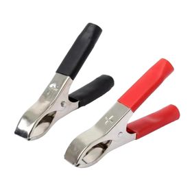 Powermaster 70 mm Siyah Kırmızı Krokodil Orta Boy Akü Maşası