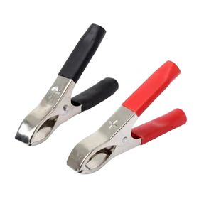 Powermaster 70 mm Siyah Kırmızı Krokodil Orta Boy Akü Maşası
