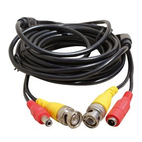 Powermaster Bnc-Bnc Dişi-Erkek Jack'lı 15 Metre Kablo+Power Kablo