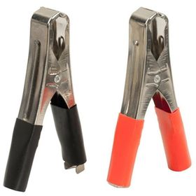 Powermaster Büyük 100 mm Krokodil Siyah Kırmızı Akü Maşası