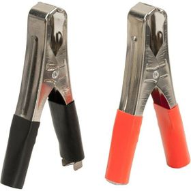 Powermaster Büyük 100 mm Krokodil Siyah Kırmızı Akü Maşası