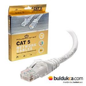 Powermaster Cat5 3 m Ethernet Kablo