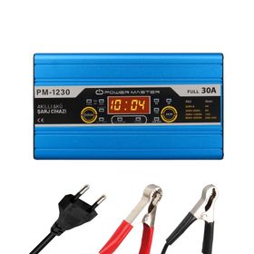 Powermaster DC-1230 12 Volt Max 30 Amper Akü Şarj Cihazı