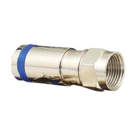 Powermaster Digiturk Sıkmalı Mavi Çizgili F Konnektör