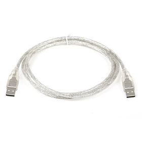 Powermaster Erkek-Erkek Şeffaf 5 m Usb Kablo