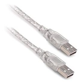 Powermaster Erkek-Erkek Şeffaf 5 m Usb Kablo