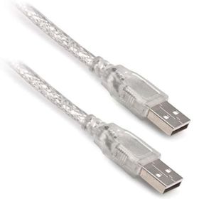 Powermaster Erkek-Erkek Şeffaf 5 m Usb Kablo