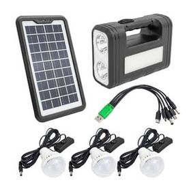 Powermaster GD-8017S Solar Panelli 3 Ampullü Aydınlatma Sistemi