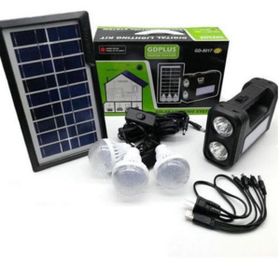 Powermaster GD-8017T Solar Panelli 3 Ampullü Aydınlatma Sistemi