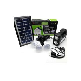 Powermaster GD-8017T Solar Panelli 3 Ampullü Aydınlatma Sistemi