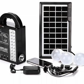 Powermaster GD-999 Güneş Panelli 3 Lambalı Powerbank Özellikli Şarjlı Solar Aydınlatma Kamp Lambası