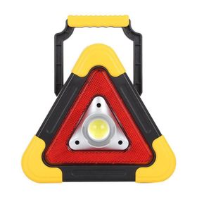 Powermaster HB-6609 Solar Şarjlı 500 Lümen Çok Fonksiyonlu Üçgen Reflektör Işıklı İkaz Lambası