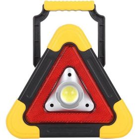 Powermaster HB-6609 Solar Şarjlı 500 Lümen Çok Fonksiyonlu Üçgen Reflektör Işıklı İkaz Lambası