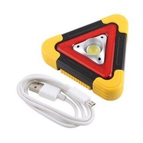 Powermaster HB-6609 Solar Şarjlı 500 Lümen Çok Fonksiyonlu Üçgen Reflektör Işıklı İkaz Lambası