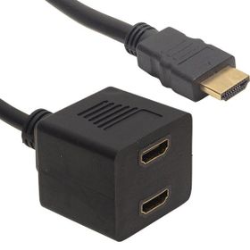 Powermaster HDMI 30 cm Erkek-HDMI Dişi X2 Adaptör HDMI Çoklayıcı