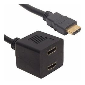 Powermaster HDMI 30 cm Erkek-HDMI Dişi X2 Adaptör HDMI Çoklayıcı