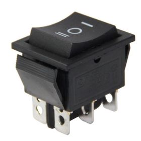 Powermaster IC-110 Mom-Off-Mom Geniş Işıksız 6 Pinli Yaylı Anahtar
