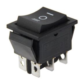 Powermaster IC-110 Mom-Off-Mom Geniş Işıksız 6 Pinli Yaylı Anahtar