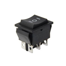 Powermaster IC-110 Mom-Off-Mom Geniş Işıksız 6 Pinli Yaylı Anahtar