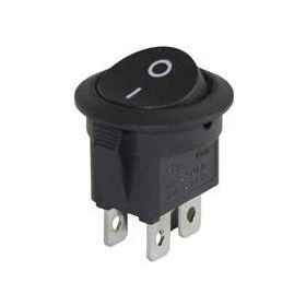 Powermaster IC-133-4 4 Pinli On-Off Işıksız Yuvarlak Anahtar