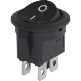 Powermaster IC-133-4 4 Pinli On-Off Işıksız Yuvarlak Anahtar