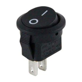 Powermaster IC-134E Mini Yuvarlak 2 Pin Işıksız ON-OFF Anahtar