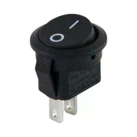 Powermaster IC-134E Mini Yuvarlak 2 Pin Işıksız ON-OFF Anahtar