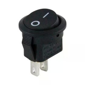 Powermaster IC-134E Mini Yuvarlak 2 Pin Işıksız ON-OFF Anahtar