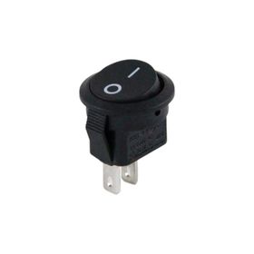 Powermaster IC-134E Mini Yuvarlak 2 Pin Işıksız ON-OFF Anahtar