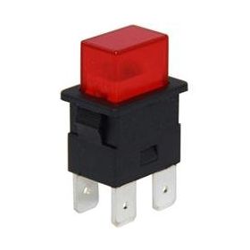 Powermaster IC-180H 4 Pinli 220 Volt Kalıcı Basmalı Işıklı Anahtar