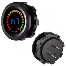 Powermaster IC-230E 6-18 Volt 28 mm Voltmetre Pano Tipi Akü Göstergeli Intercom