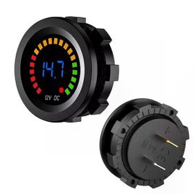 Powermaster IC-230E 6-18 Volt 28 mm Voltmetre Pano Tipi Akü Göstergeli Intercom